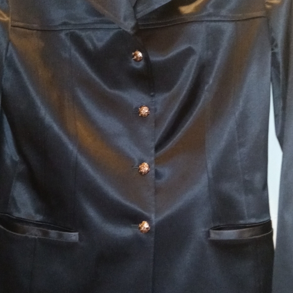 St. John Griffith Gray Shiny Jacket - Picture 3 of 8